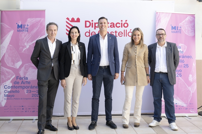 La Diputación refuerza su compromiso con la cultura como motor de desarrollo territorial en la Feria de Arte Contemporáneo de Castellón MARTE
