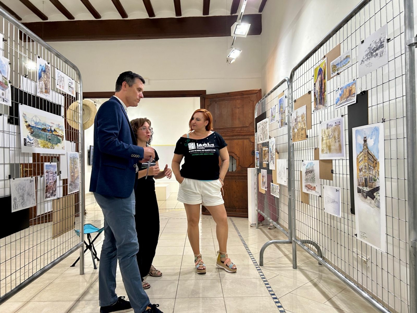 ECO Les Aules y Urban Sketchers exponen ‘Dibuixem Província’ a través de una ruta por las comarcas de Castellón