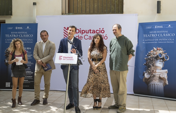 La Diputación de Castellón acerca las raíces escénicas y difunde el patrimonio teatral con la XXVIII edición del Festival de Teatro Clásico Castillo de Peñíscola