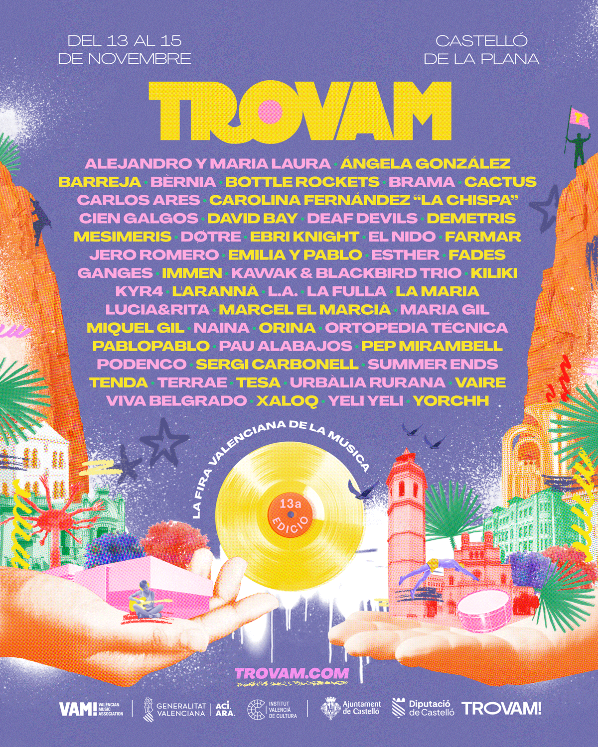 La Fira Trovam ya tiene el cartel artístico completo para su decimotercera edición